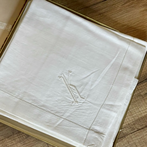 Vintage Goldenweve Monogram K Handkerchiefs Set of 3 - Picture 5 of 8